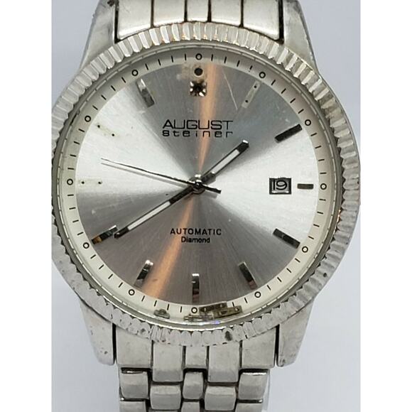 August Steiner Men's Automatic AS8024SS - Picture 1 of 12